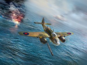 ICM Bristol Beaufort Mk.I, WWII British Torpedo-Bomber