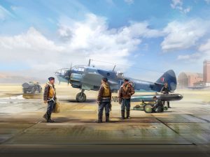 ICM Bristol Beaufort Mk.IA with RAF Pilots & Ground Staff Figures
