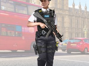 ICM British Police Female Officer 1:16 Figure