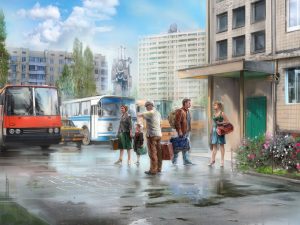 ICM Chernobyl #5 Extraction (2 Adults, 2 Children & Luggage)