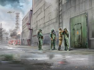 ICM Chernobyl #6 Feat of Divers (3 Figures)