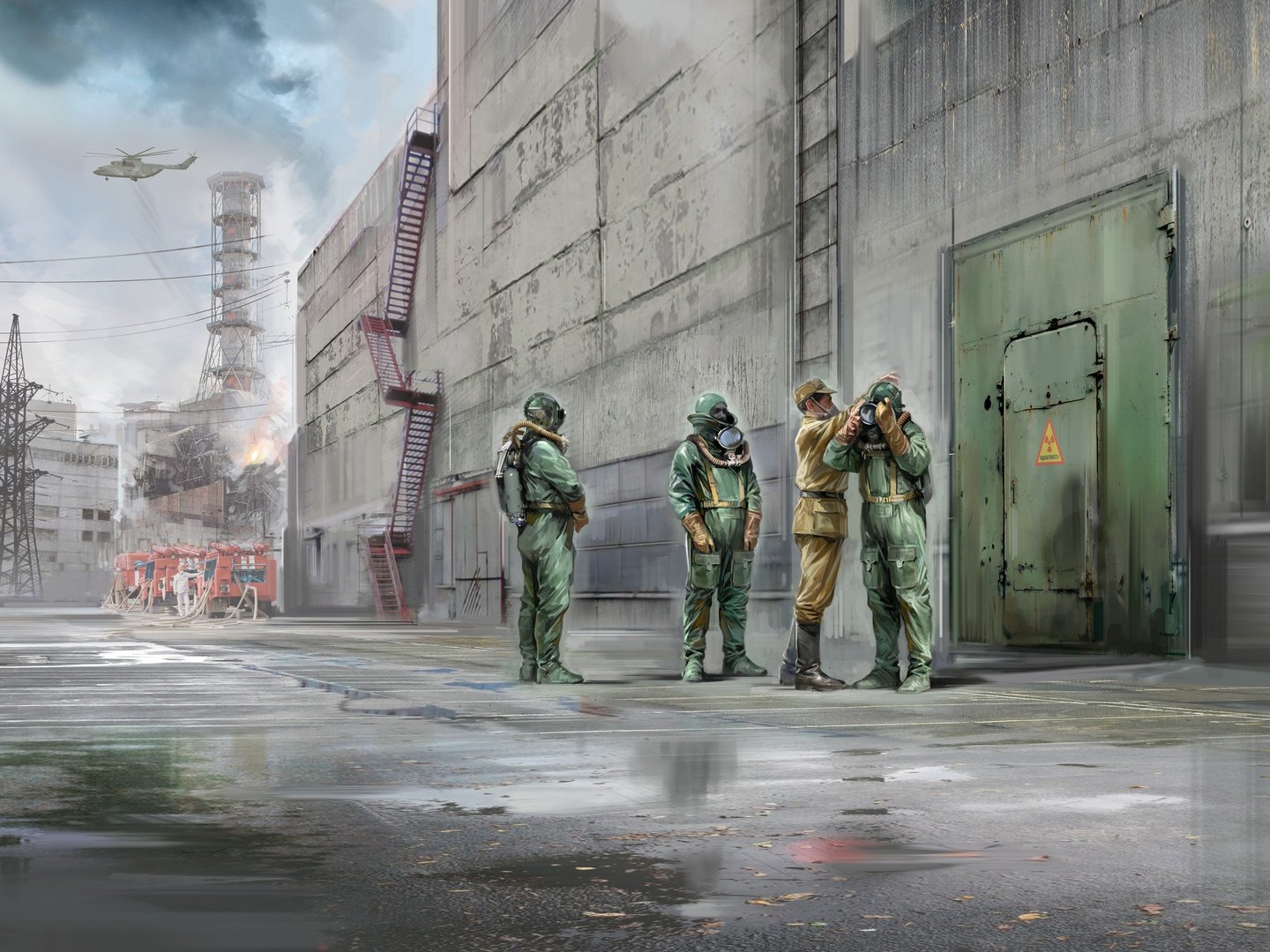 ICM Chernobyl #6 Feat of Divers (3 Figures)