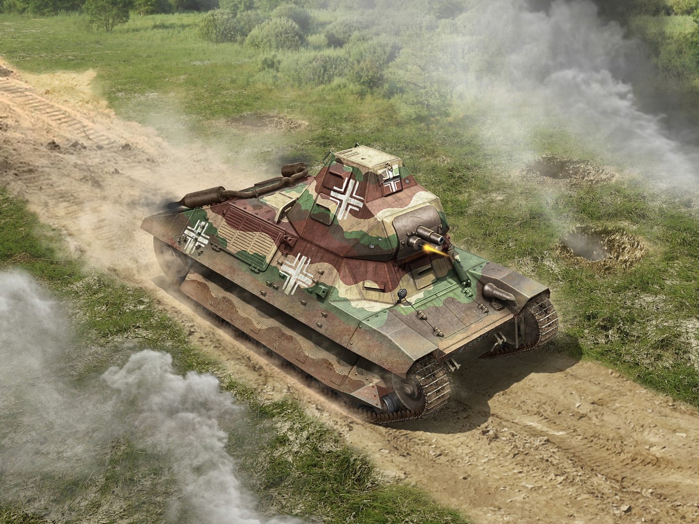 ICM FCM 36, French Light Tank In German Service