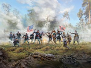 ICM Fierce Battle, American Civil War with 16 Figures