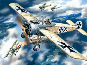 ICM Fokker E.IV, WWI German Fighter Plane