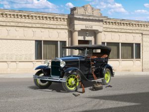 ICM Ford Model A Gangster Car