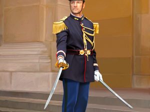 ICM French Republican Guard Officer 1:16 Figure