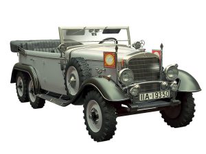 ICM G4 (1935), WWII German Staff Car, Snap Fit