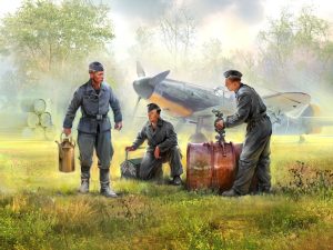 ICM German Luftwaffe Ground Personnel (1939-1945) 3 Figures