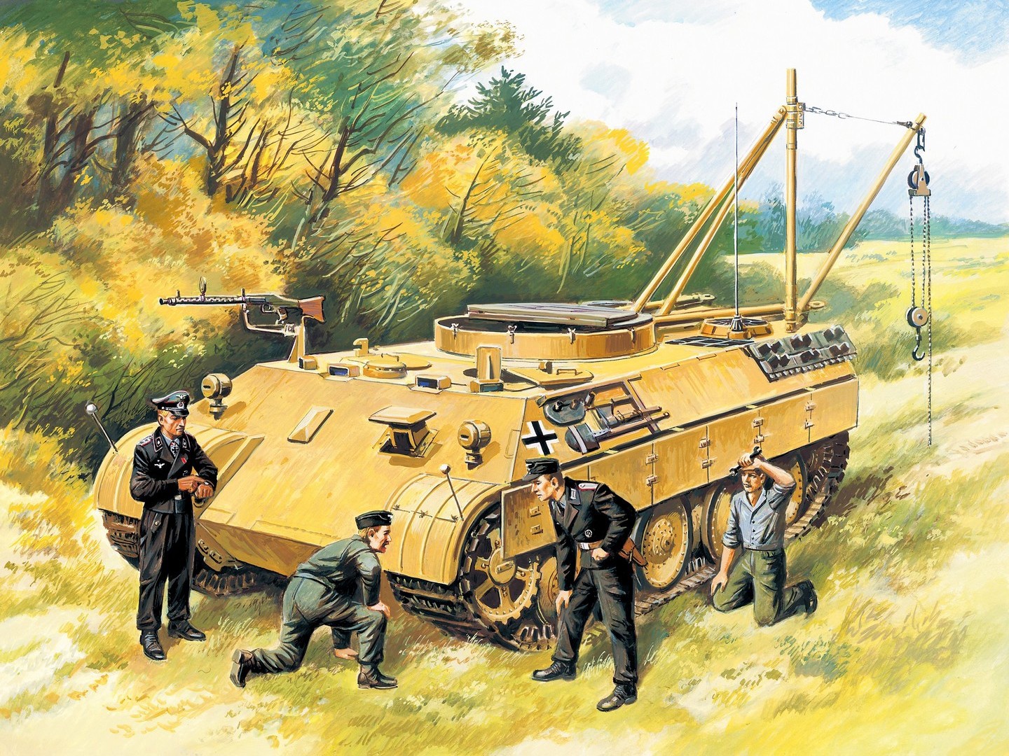 ICM German Tank Crew (1943-1945) 4 Figures