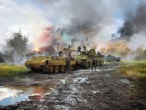 ICM "Hold The Rope, Willi!" Towing Diorama Set with 3 Vehicles & Figures