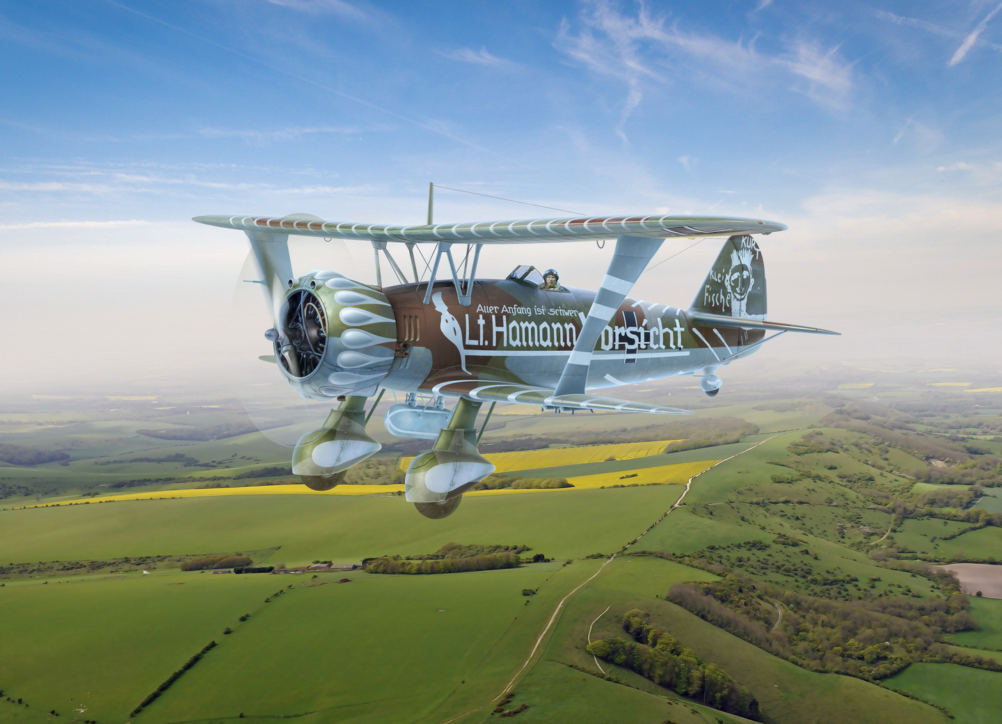 ICM Hs 123A-1, WWII German Attack Aircraft