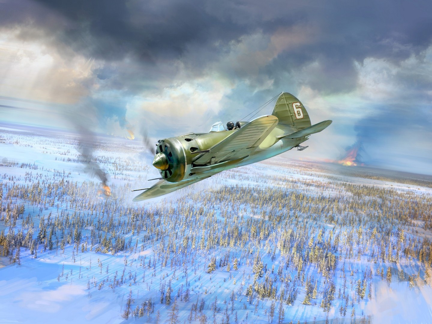 ICM I-16 Type 17, WWII Soviet Fighter Plane