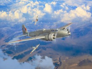 ICM In The Skies of China, Ki-21-Ia, Two Кі-27а (Set of 3 Planes)