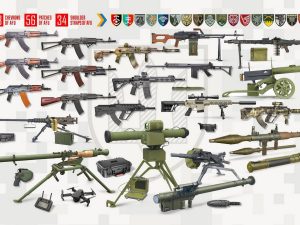 ICM Infantry Weapons & Chevrons of the Armed Forces of Ukraine