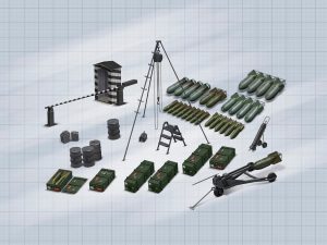 ICM Luftwaffe Airfield Equipment (Diorama Accessories)