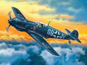 ICM Messerschmitt Bf 109E-4, WWII German Night Fighter Plane