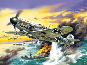 ICM Messerschmitt Bf 109F-4/B, WWII German Fighter-Bomber