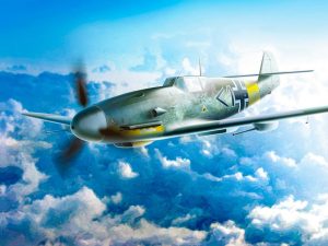 ICM Messerschmitt Bf 109F-4/R6, WWII German Fighter Plane