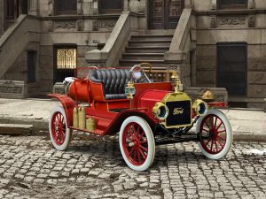 ICM Model T 1914 Fire Truck, American Car