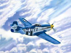 ICM Mustang P-51D-15, WWII American Fighter Plane