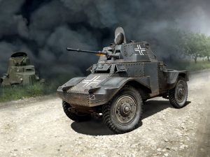 ICM Panzerspähwagen P 204 (f), WWII German Armoured Vehicle