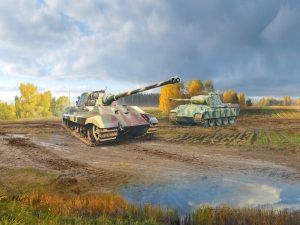 ICM Panzerwaffe Steel Cats (Pz.Kpfw.V Panther Ausf.D & Pz.Kpfw.VI Ausf.B King Tiger Tanks)