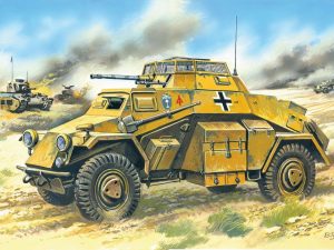 ICM Sd.Kfz.222, German Light Armoured Vehicle