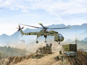 ICM Sikorsky CH-54A Tarhe, U.S. Heavy Helicopter