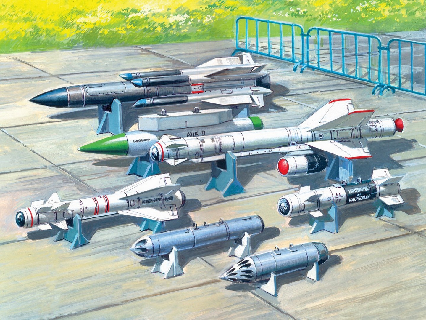 ICM Soviet Air-to-Surface Aircraft Armament (Assorted Missiles)