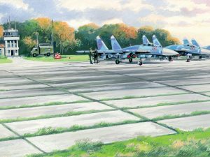 ICM Soviet PAG-14 Airfield Plates with 32 Pieces (362×216 mm)