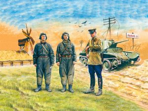 ICM Soviet Tank Crew (1939-1942) 3 Figures