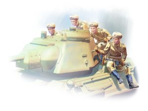 ICM Soviet Tank Riders (1943-1945) 4 Figures