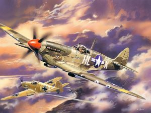 ICM Spitfire Mk.VIII, WWII USAAF Fighter Plane