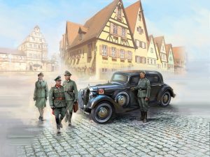 ICM Typ 320 (W142) Saloon with German Staff Personnel 4 Figures