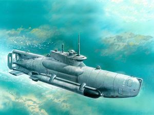 ICM U-Boat Type XXVIIB Seehund (Late), WWII German Midget Submarine