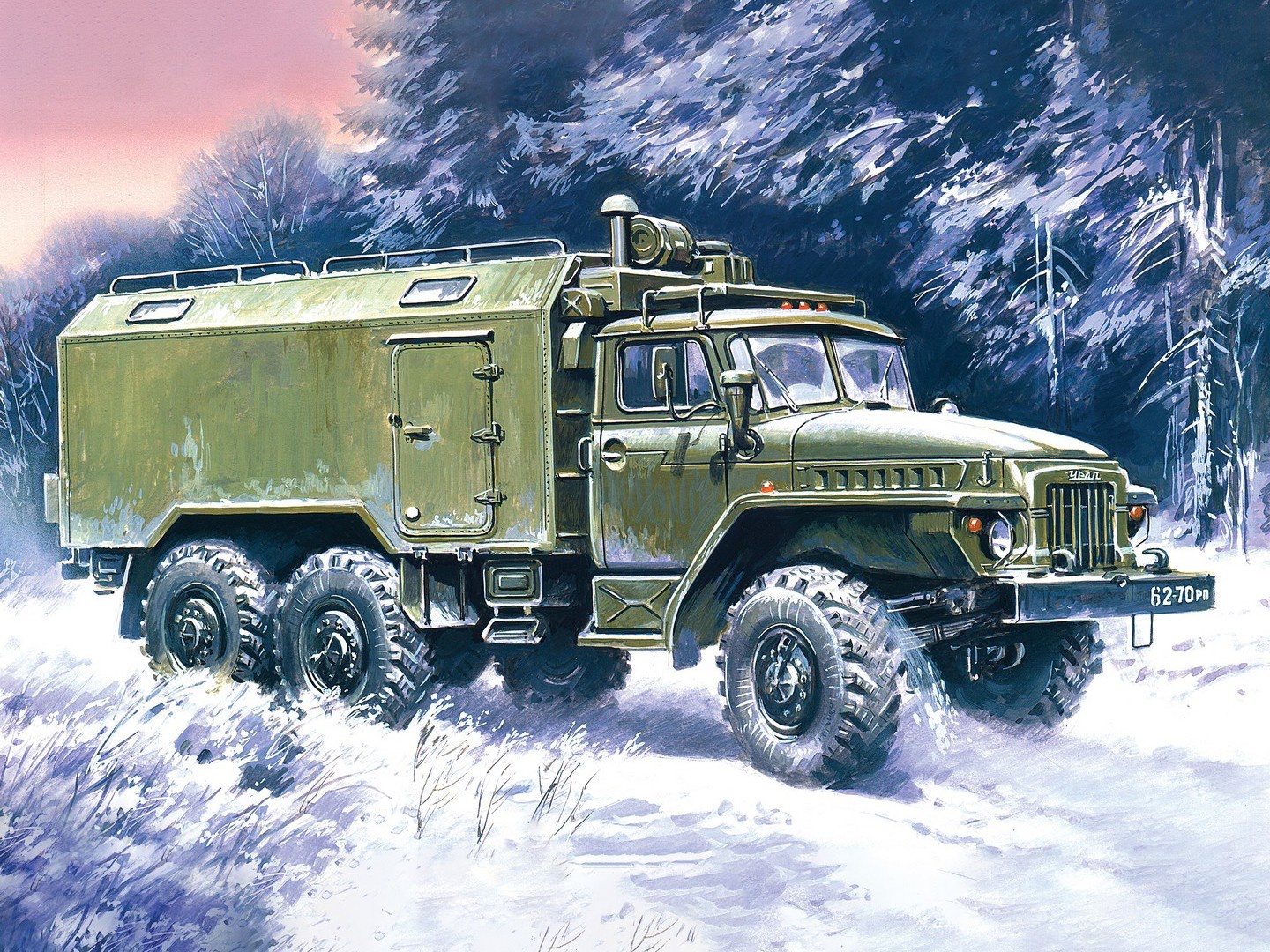 ICM URAL-375A, Command Vehicle