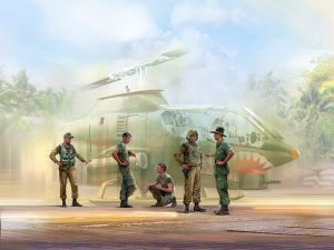 ICM U.S. Helicopter Pilots (Vietnam War) 5 Figures