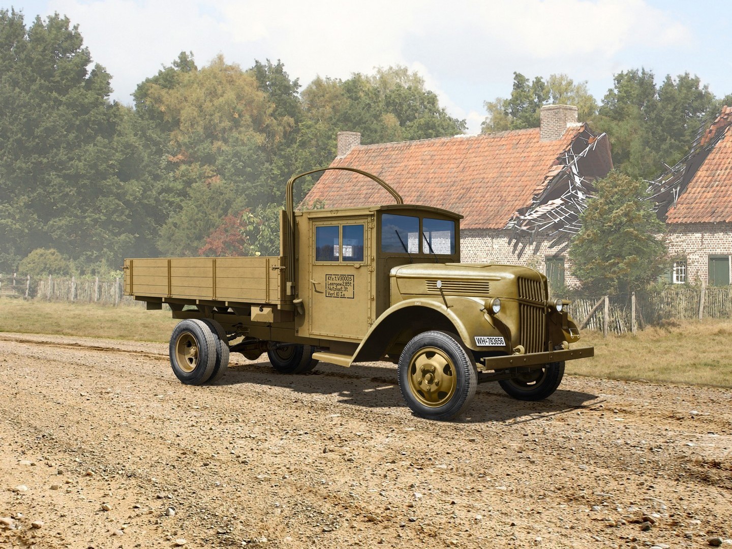 ICM V3000S 'Einheitsfahrerhaus', WWII German Military Truck