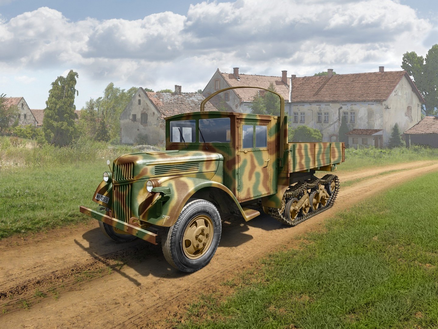 ICM V3000S/SSM Maultier 'Einheitsfahrerhaus', WWII German Truck