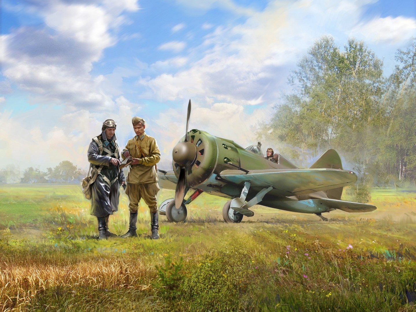 ICM VVS RKKA Pilots (1939-1942) 3 Figures