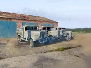 ICM Wehrmacht 3-Axle Trucks, Henschel 33D1, Krupp L3H163, LG3000 (Set of 3)