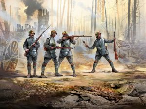 ICM WWI German Infantry in Armour 4 Figures