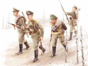 ICM WWI Russian Infantry 4 Figures