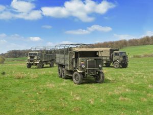 ICM WWII British Trucks, Model W.O.T. 6, Model W.O.T. 8, Leyland Retriever General Service (Set of 3)