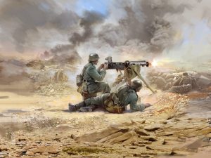ICM WWII German MG08 MG Team 2 Figures