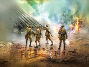 ICM WWII Soviet BM-13-16 MLRS Vehicle Crew 4 Figures