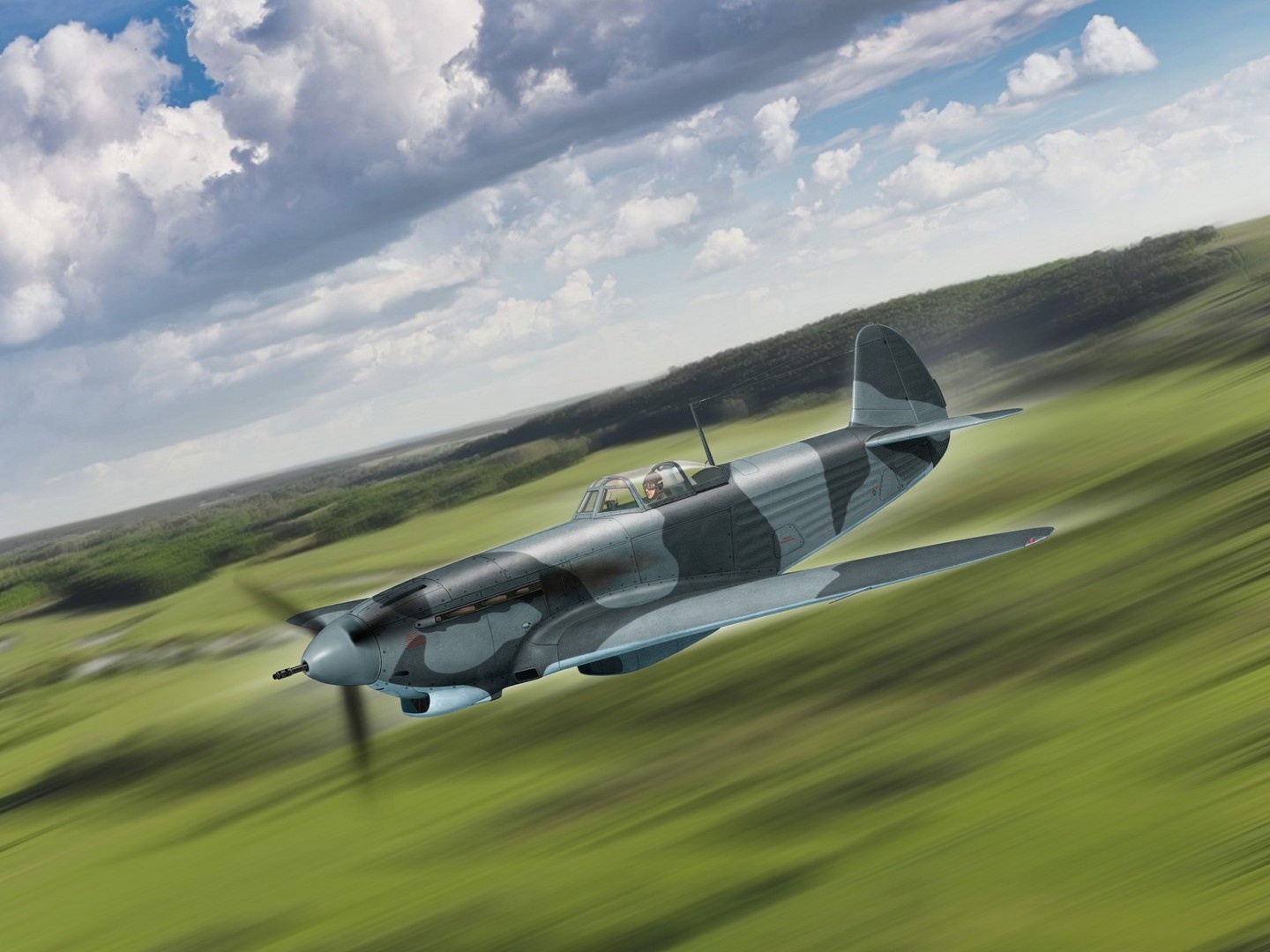 ICM Yak-9K, WWII Soviet Fighter Plane