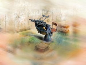 ICM Zwillingssockel 36, WWII German Anti-Aircraft Machine Gun Mount