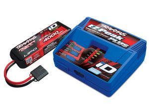 Traxxas iD Completer Pack with 1x EZ-Peak Plus Charger & 1x LiPo 3S 4000mAh Battery